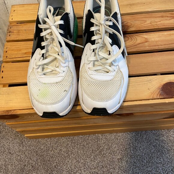 CLEARANCE! Nike Women's Size 8 Air Max Excee Sneakers White Green Glow Shoes - Picture 3 of 12